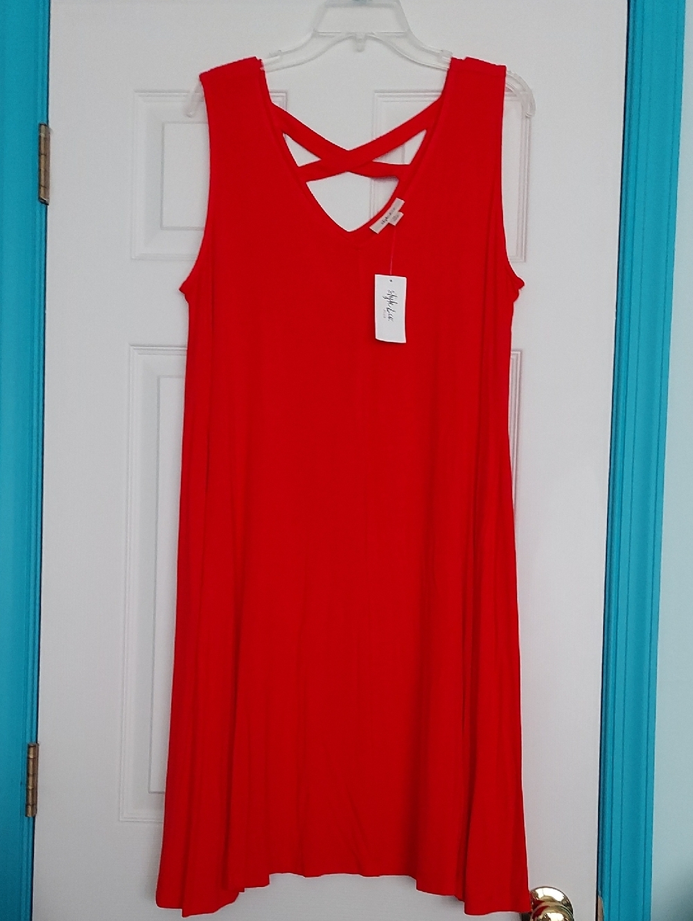 Style & Co Sleeveless Knit Swing Dress